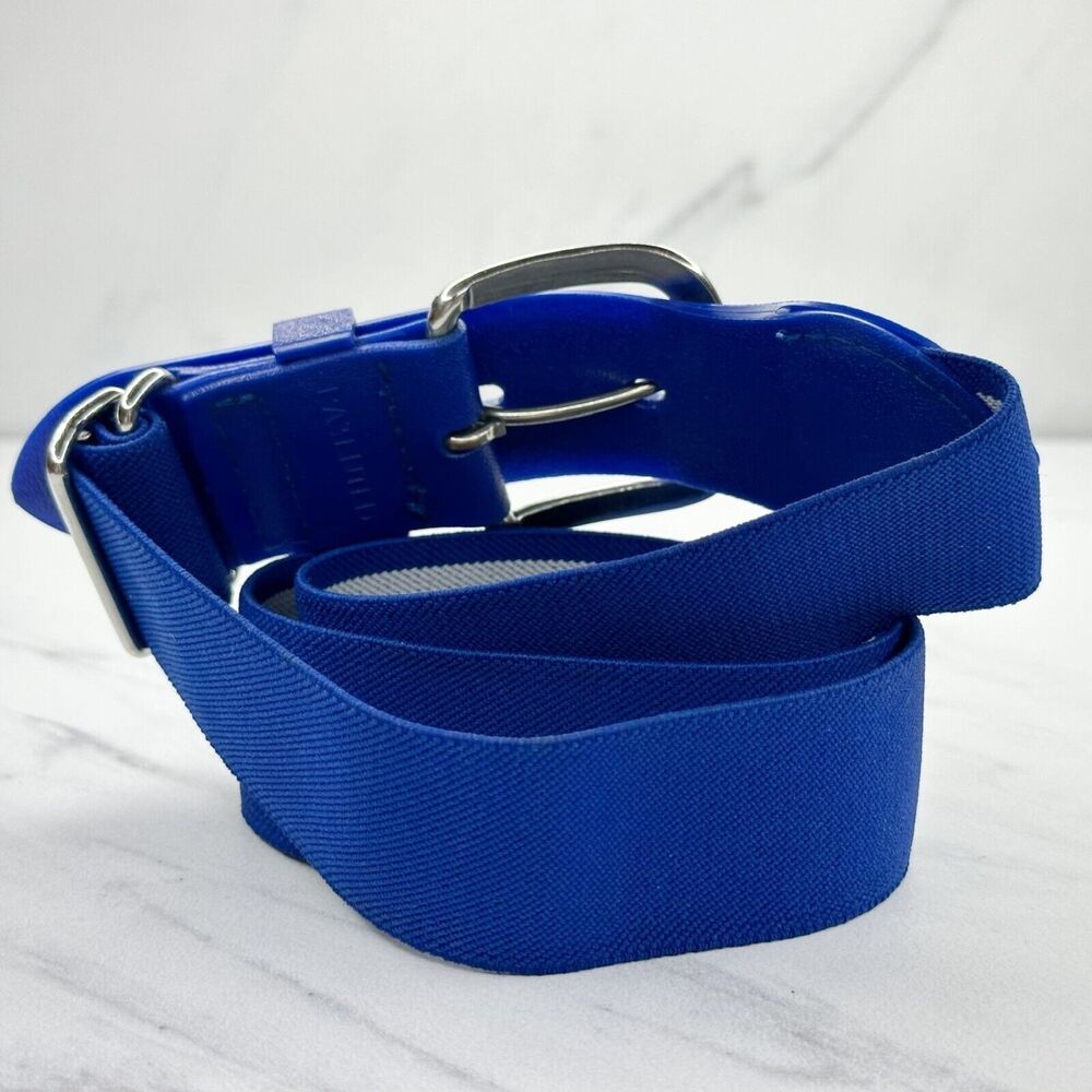 Adidas Blue Stretch Baseball Belt Youth One Size OS - Picture 4 of 12